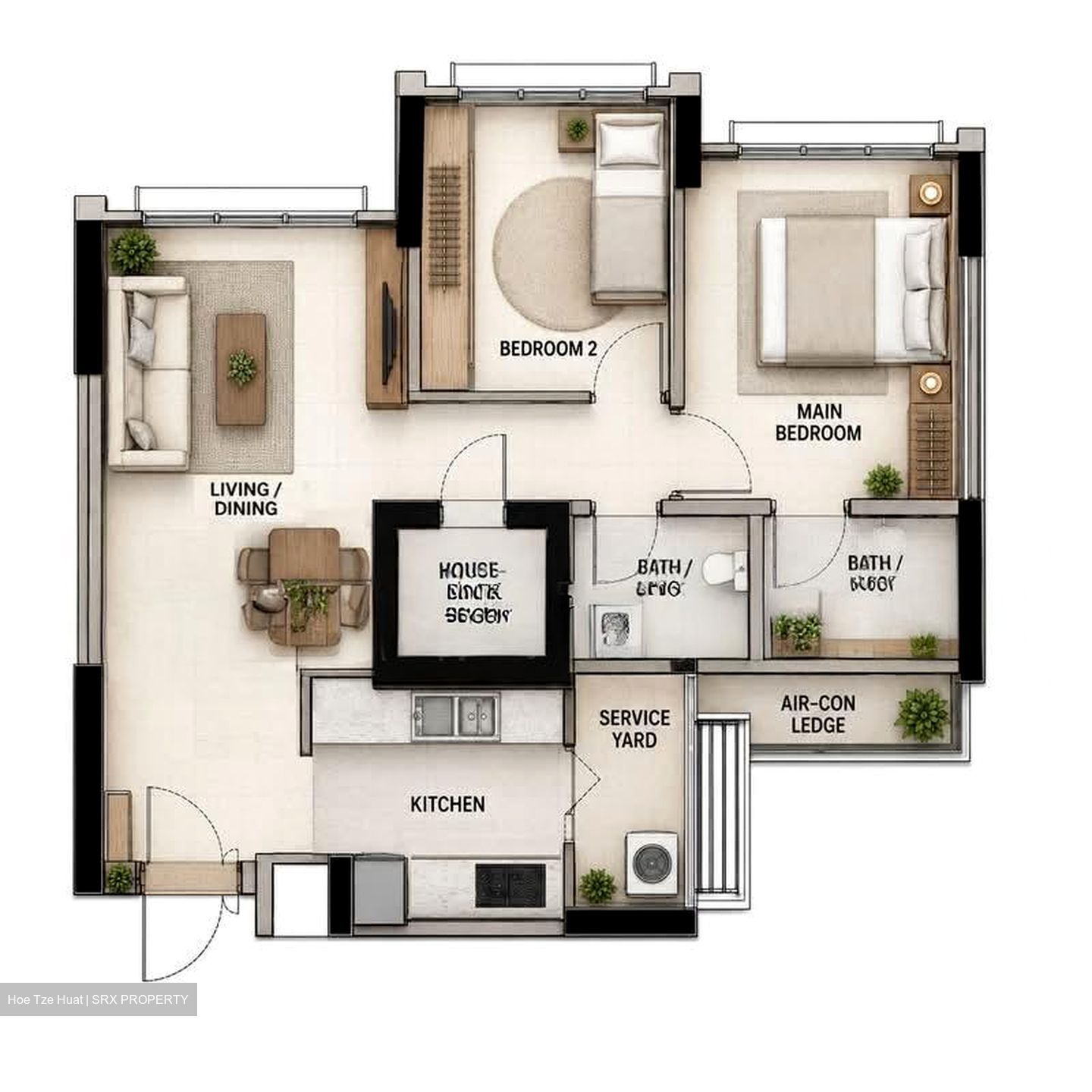 Blk 512A Oleander Breeze @ Yishun (Yishun), HDB 3 Rooms #561603601